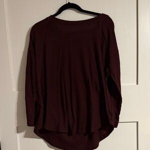 Maurices Deep Burgundy Women's Top